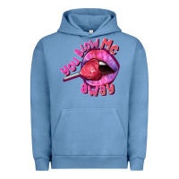 Pigment Pebble Blue You Blow Me Away Valentines Day Urban Hoodie - FaDigitalArtStudio