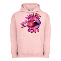 Pigment Salmon You Blow Me Away Valentines Day Urban Hoodie - FaDigitalArtStudio