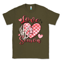 Army Green love season Classic Tee - MaliasSmallBusiness