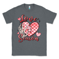 Charcoal Heather love season Classic Tee - MaliasSmallBusiness