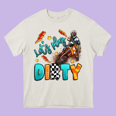 Let's Play Dirty Heavy Core Tee Designed By Artiststas