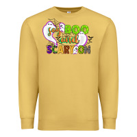 Antique Gold say boo and scary on Premium Sweatshirt - CowGirlArtShop