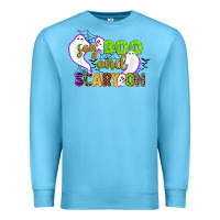 Ocean Blue say boo and scary on Premium Sweatshirt - CowGirlArtShop