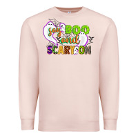 Pale Pink say boo and scary on Premium Sweatshirt - CowGirlArtShop