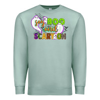 Seafoam say boo and scary on Premium Sweatshirt - CowGirlArtShop