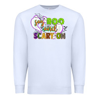 White say boo and scary on Premium Sweatshirt - CowGirlArtShop