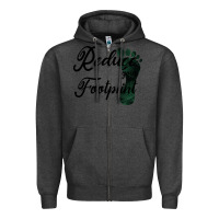 Charcoal Heather Climate Change Reduce Your Carbon Footprint Gift Zipper Hoodie - Bettercallsaul