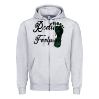 Heather Grey Climate Change Reduce Your Carbon Footprint Gift Zipper Hoodie - Bettercallsaul