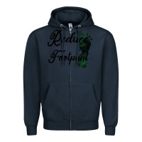 Navy Climate Change Reduce Your Carbon Footprint Gift Zipper Hoodie - Bettercallsaul
