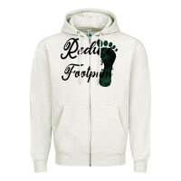 Oatmeal Heather Climate Change Reduce Your Carbon Footprint Gift Zipper Hoodie - Bettercallsaul