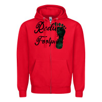Red Climate Change Reduce Your Carbon Footprint Gift Zipper Hoodie - Bettercallsaul