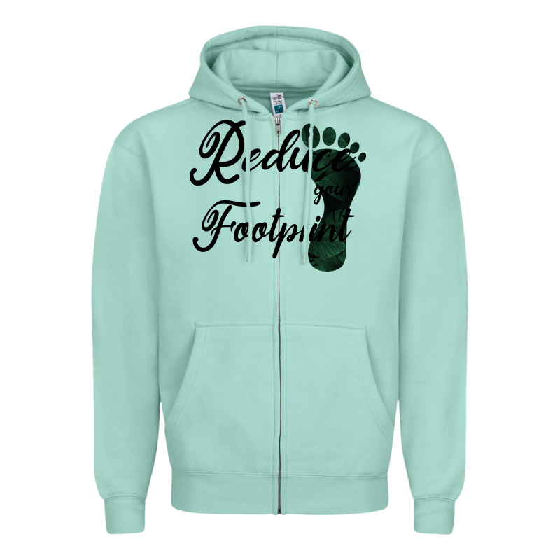 Climate Change Reduce Your Carbon Footprint Gift Zipper Hoodie by Bettercallsaul | Teevron