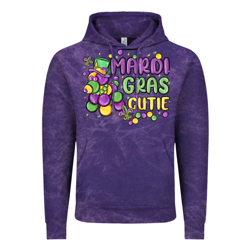 Mardi Gras Cutie Vintage Hoodie by MaliasSmallBusiness | Teevron