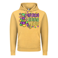 Vintage Mustard mardi gras cutie Vintage Hoodie - MaliasSmallBusiness