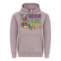 Vintage Zinc mardi gras cutie Vintage Hoodie - MaliasSmallBusiness