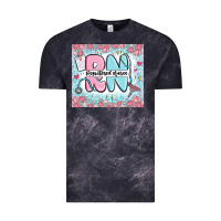 Cloud Black registered nurse rn Vintage Tee - MaliasSmallBusiness