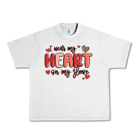Lunar Rock i wear my heart on my sleeve Urban Heavy Tee - MaliasSmallBusiness
