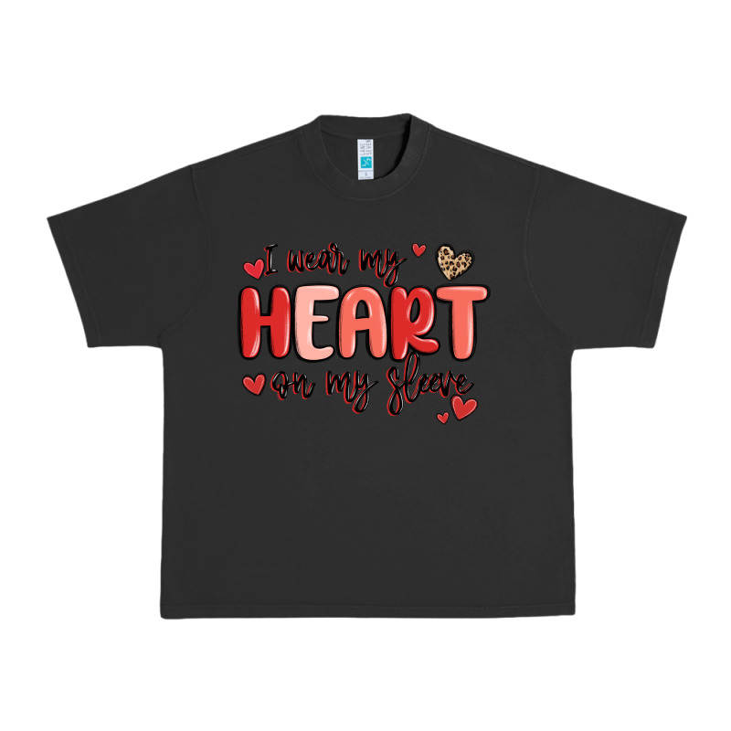 I Wear My Heart On My Sleeve Urban Heavy Tee by MaliasSmallBusiness | Teevron