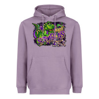 Lavender mardi saurus rex Heavyweight Hoodie - CowGirlArtShop