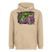 Mushroom mardi saurus rex Heavyweight Hoodie - CowGirlArtShop