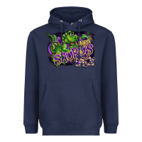 Navy mardi saurus rex Heavyweight Hoodie - CowGirlArtShop