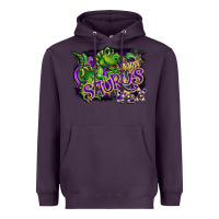 Plum mardi saurus rex Heavyweight Hoodie - CowGirlArtShop