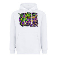 White mardi saurus rex Heavyweight Hoodie - CowGirlArtShop