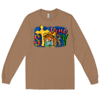 Toasted Coconut True Story Holy Family Long Sleeve Tee - MaliasSmallBusiness