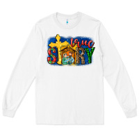 White True Story Holy Family Long Sleeve Tee - MaliasSmallBusiness