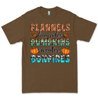 Cacao Flannels Hayrides Pumpkins Sweaters Bonfires Premium Tee - Artiststas