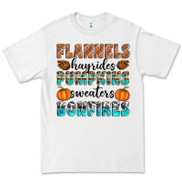 White Flannels Hayrides Pumpkins Sweaters Bonfires Premium Tee - Artiststas