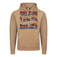 Vintage Coffee our flag Vintage Hoodie - MaliasSmallBusiness