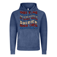 Vintage Denim our flag Vintage Hoodie - MaliasSmallBusiness