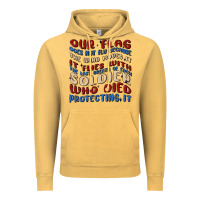 Vintage Mustard our flag Vintage Hoodie - MaliasSmallBusiness