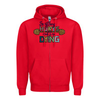 Red Everything Hurts and I m Dying Zipper Hoodie - Bettercallsaul