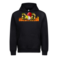 Black Baseball And Softball Dad Libbey Glass Urban Hoodie - BundleAndBundleShop