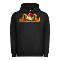 Pigment Black Baseball And Softball Dad Libbey Glass Urban Hoodie - BundleAndBundleShop