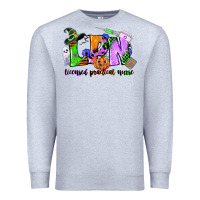 Heather Grey lpn licensed practical nurse Premium Sweatshirt - CowGirlArtShop
