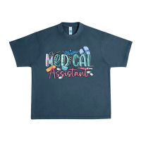 Midnight Navy medical assistant nurse Urban Heavy Tee - MaliasSmallBusiness
