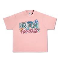 Salmon medical assistant nurse Urban Heavy Tee - MaliasSmallBusiness