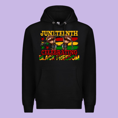 Juneteenth Celebrating Black Freedom Premium Hoodie Designed By Cowgirlartshop
