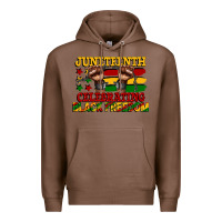 Chestnut juneteenth celebrating black freedom Premium Hoodie - CowGirlArtShop