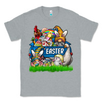 Heather Grey easter Classic Tee - CowhideDigitalArt