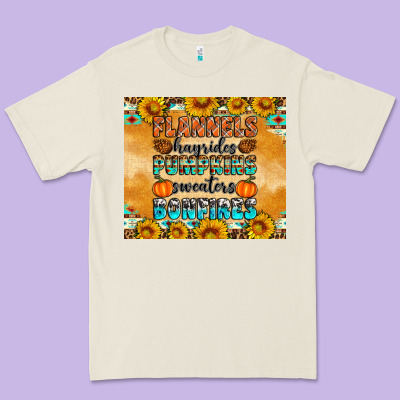Flannes Hayrides Sweaters Bonfires Premium Tee Designed By Artiststas