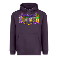 Plum mardi gras grammy Heavyweight Hoodie - CowGirlArtShop