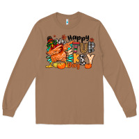 Toasted Coconut happy turkey day Long Sleeve Tee - MaliasSmallBusiness