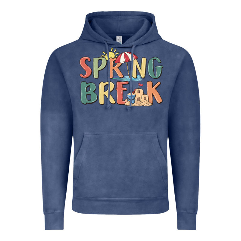 Spring Break Vintage Hoodie by MaliasSmallBusiness | Teevron