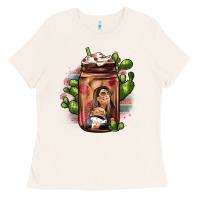 Bone mexican coffee cup cactus Ladies Tee - JahusDesignShop