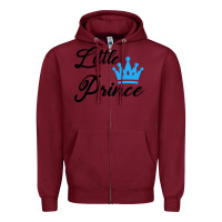 Burgundy Little Prince Zipper Hoodie - Bettercallsaul