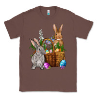 Chestnut Bunnys carrots eggs with basket Easter Classic Tee - NancyCooperArtShop